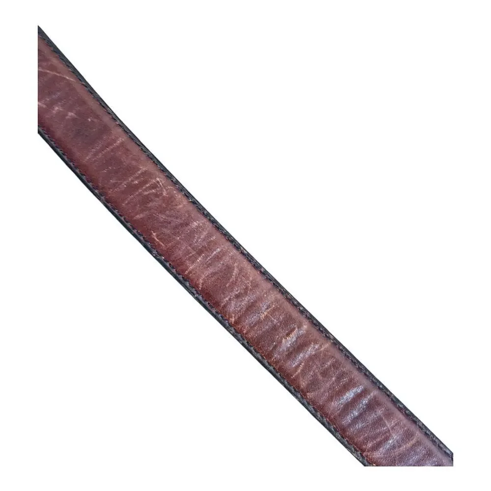 Pierre‎ Cardin Aniline cowhide lined brown belt mens sz 36